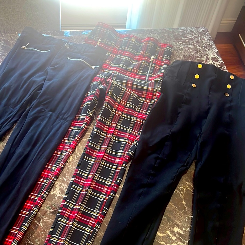 Zara leggings bundle set of three size medium